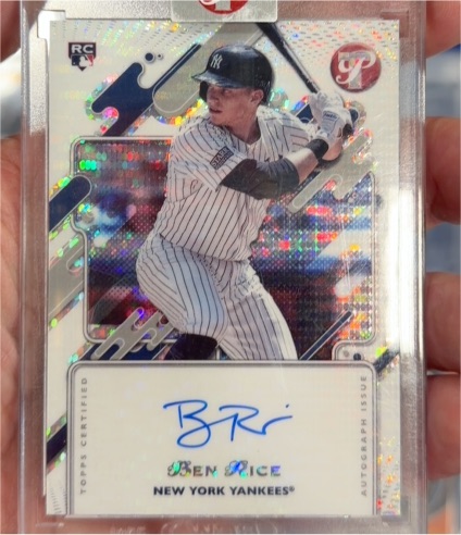 2025 Topps Pristine #PA-BR Ben Rice — front