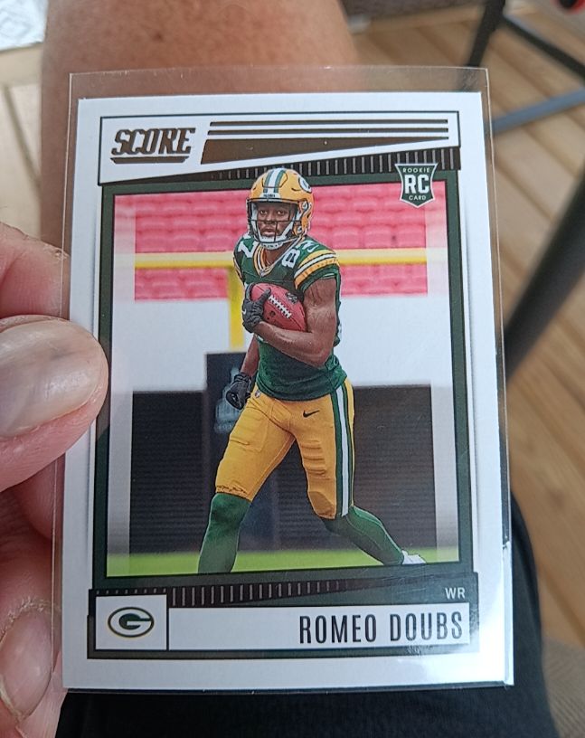 2022 Panini Score #389 Romeo Doubs — front