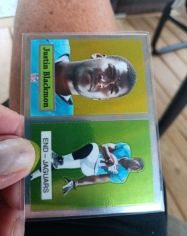 2012 Topps Chrome 1957 #10 Justin Blackmon — front