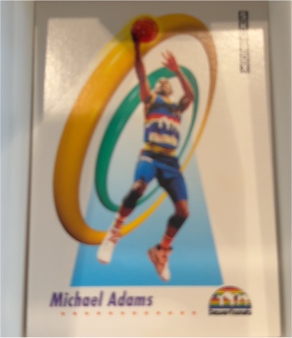 1991-92 SkyBox #67 Michael Adams Denver Nuggets — front