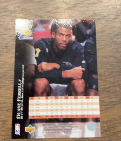 1994 Upper Deck #58 Duane Ferrell — front