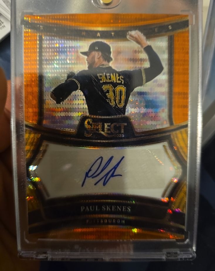 2025 Panini Select Signatures #SIG-PS Paul Skenes — front