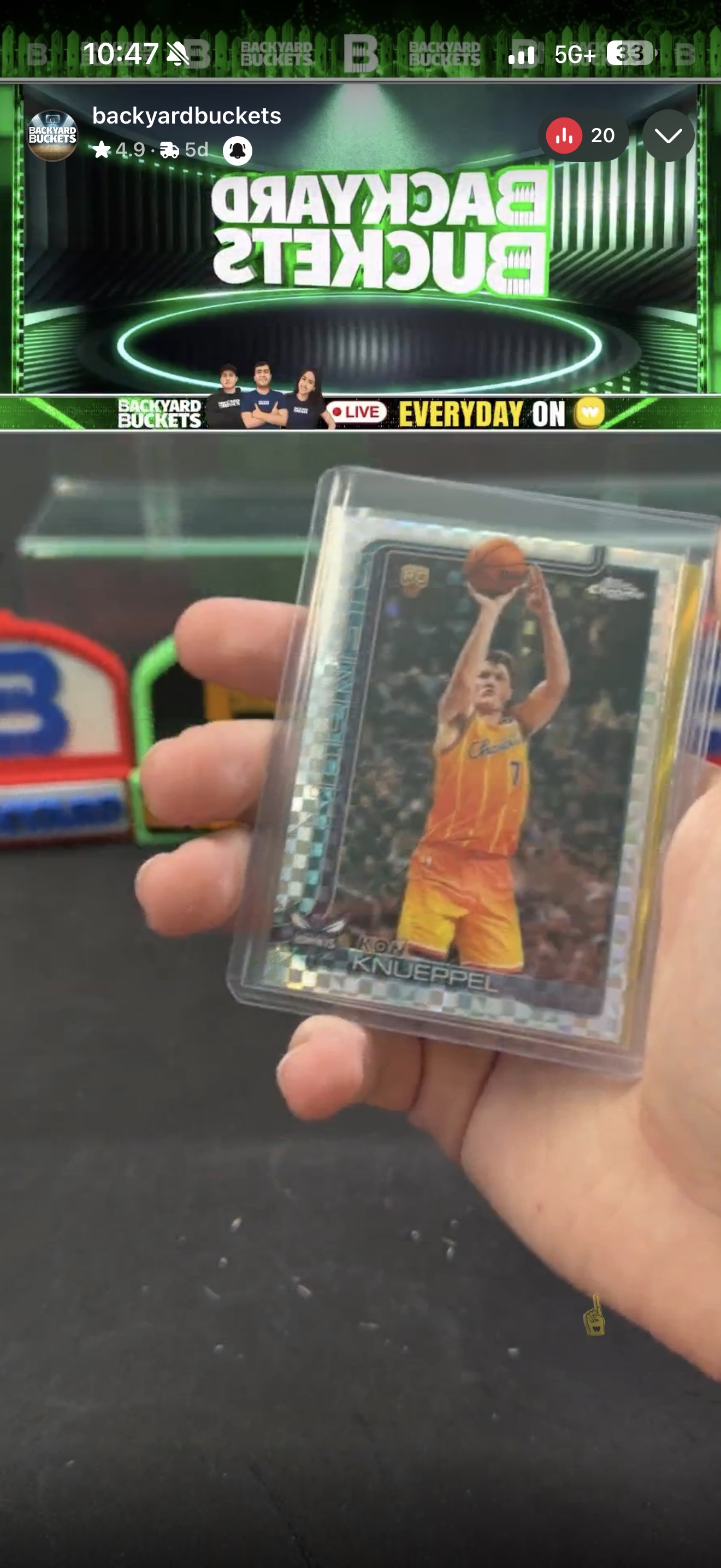 2025-26 Topps Chrome #254 Kon Knueppel — front