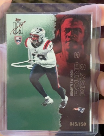 2025 Topps Signature Class #201 Bradyn Swinson — front