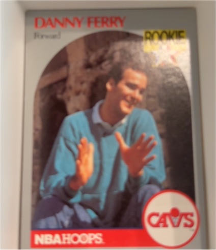 1990 NBA Hoops #336 Danny Ferry Rookie Cleveland Cavaliers — front