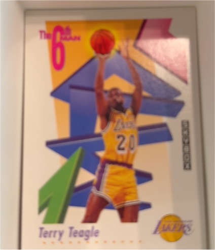 1991 SkyBox #444 Terry Teagle 6th Man — front