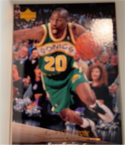 1995-96 Upper Deck #17 Gary Payton — front