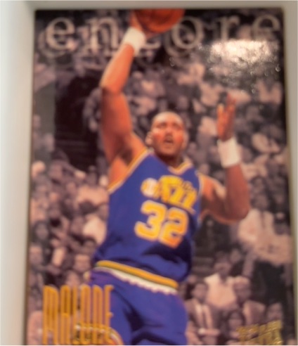 1995-96 Fleer Ultra #323 Karl Malone Encore Utah Jazz — front