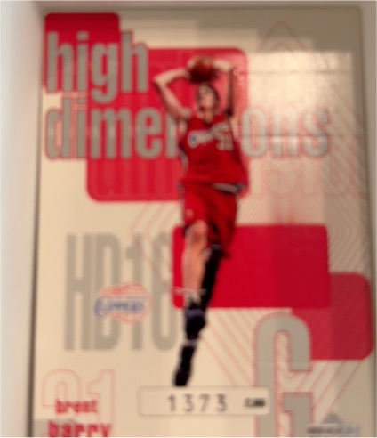 1997-98 Upper Deck High Dimensions #HD16 Brent Barry — front
