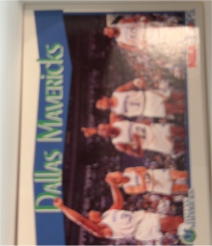 1991-92 Hoops #279 Dallas Mavericks Team — front