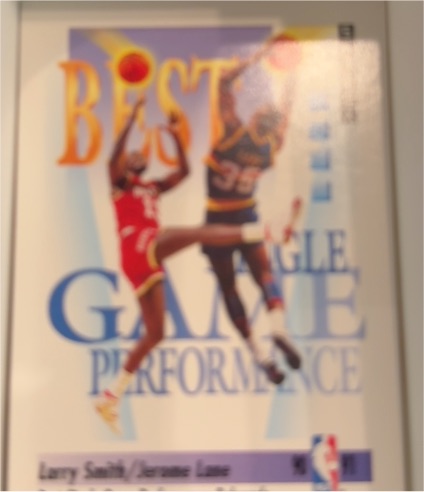 1991-92 Skybox Basketball #309 Best Single Game Performance Larry Smith / Jerome Lane — front