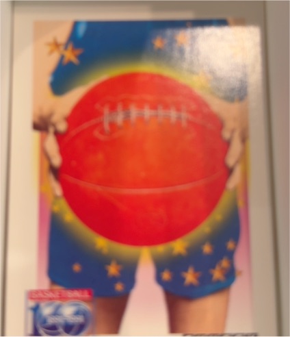 1991-92 Skybox Basketball #329 Old-Fashioned Ball — front