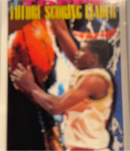 1993-94 Topps #385 Hakeem Olajuwon Future Scoring Leader — front