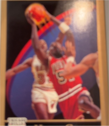 1991 SkyBox #337 Chicago Bulls Starting Five Michael Jordan — front