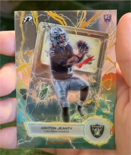 2025 Topps Resurgence Voltaic #VT-8 Ashton Jeanty — front