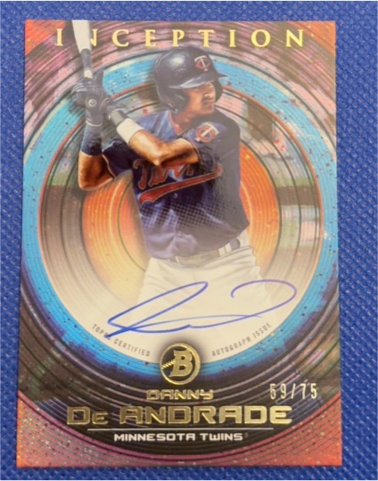 2022 Bowman Inception #PA-DD Danny De Andrade — front