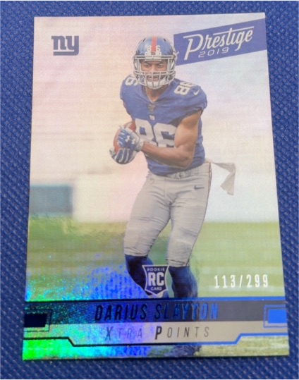 2019 Panini Prestige #216 Darius Slayton Xtra Points — front