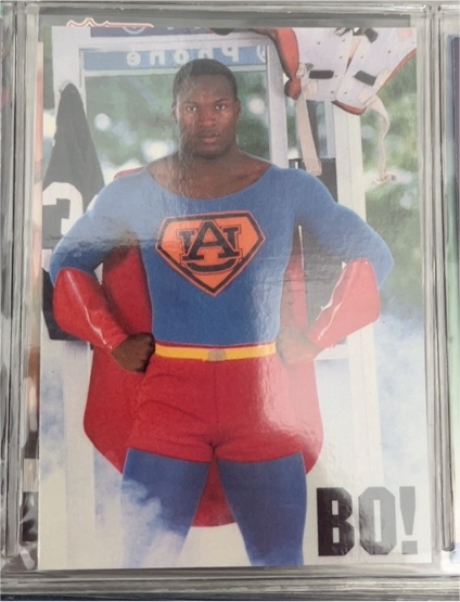 1991 Beckett Cover Super Bo! Bo Jackson Auburn Tigers Promo Card — front