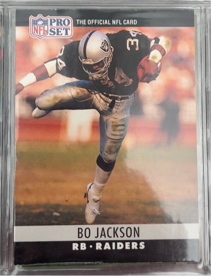 1990 Pro Set #155 Bo Jackson — front