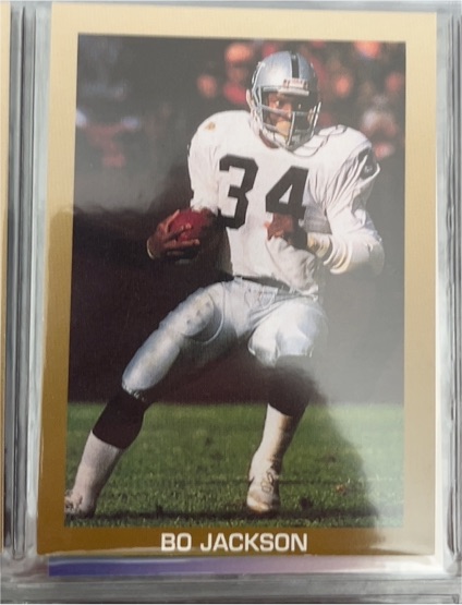 1990 All Sports Superstars Series III #Bo Jackson — front