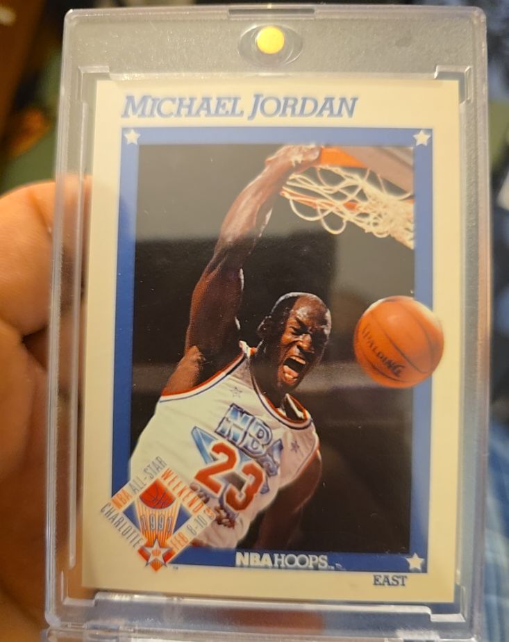 1991 NBA Hoops #253 Michael Jordan All-Star East — front