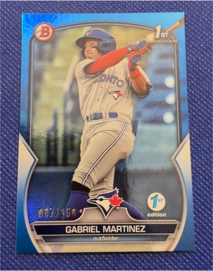 2023 Bowman 1st Edition #BPPF-45 Gabriel Martinez — front