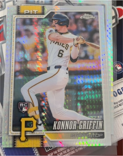 2026 Topps Chrome #74 Konnor Griffin — front