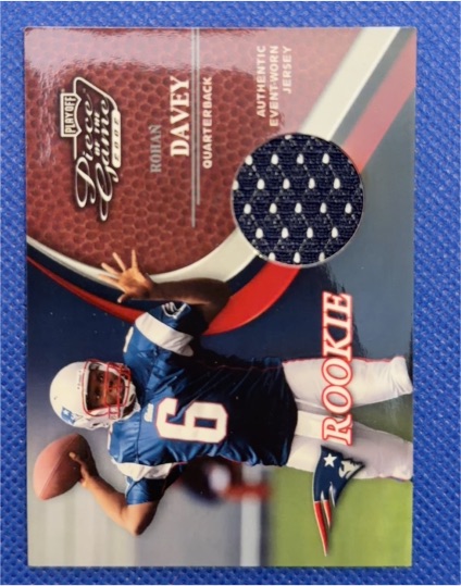 2002 Playoff Piece of the Game #102 Rohan Davey Rookie Jersey — front