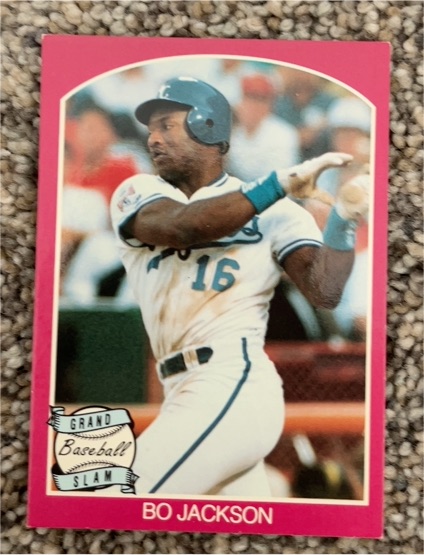 1990 Grand Slam Baseball #72 Bo Jackson — front