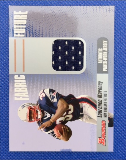 2006 Bowman Fabric of the Future #FF-LM Laurence Maroney — front