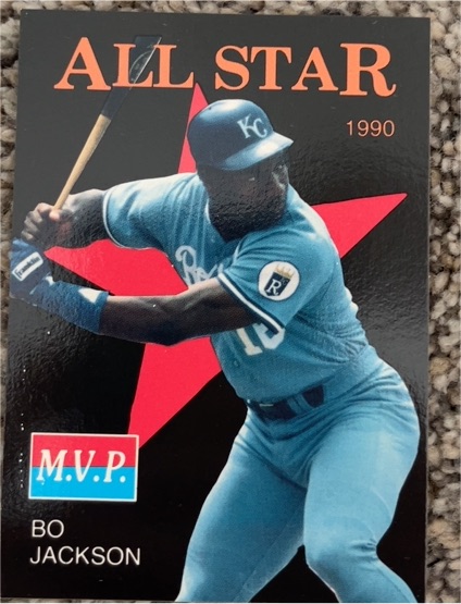 1990 Broder M.V.P. #5 Bo Jackson — front