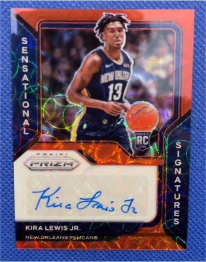 2020-21 Panini Prizm Rookie Signatures #RS-KLJ Kira Lewis Jr. — front