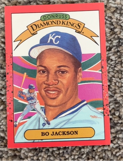 1989 Donruss Diamond Kings #1 Bo Jackson — front