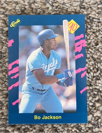 1990 Classic Blue #2 Bo Jackson — front