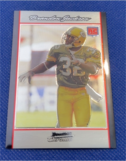 2007 Bowman Chrome #BC67 Brandon Jackson Rookie Card — front