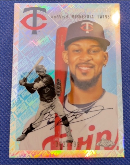2023 Topps Chrome Platinum Anniversary #222 Byron Buxton — front