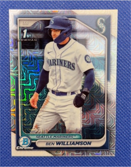 2024 Bowman Chrome #BCP-67 Ben Williamson — front