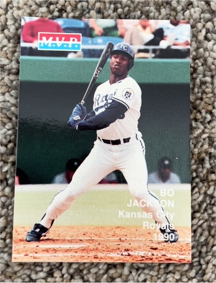 1990 Action Superstars MVP #NNO Bo Jackson — front