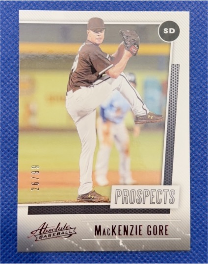 2021 Panini Absolute Baseball #P-3 MacKenzie Gore — front