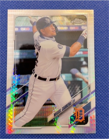 2021 Topps Chrome #10 Miguel Cabrera — front