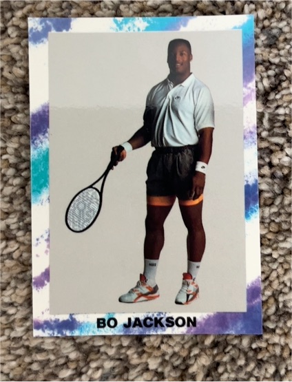 1990 Broder Oddball Promo #NNO Bo Jackson Bo Knows Tennis — front