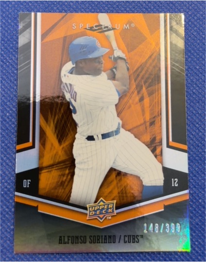 2008 Upper Deck Spectrum #17 Alfonso Soriano — front