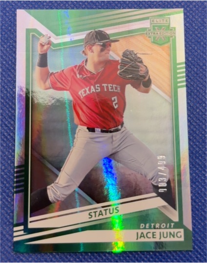 2022 Panini Elite Extra Edition #12 Jace Jung — front