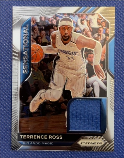 2020-21 Panini Prizm Sensational Swatches #SSW-TRO Terrence Ross — front