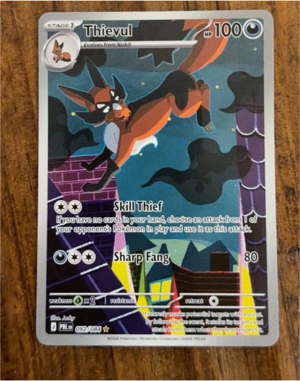 2020 Pokémon #092 Thievul — front