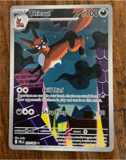 2026 Pokemon #092 Thievul — front