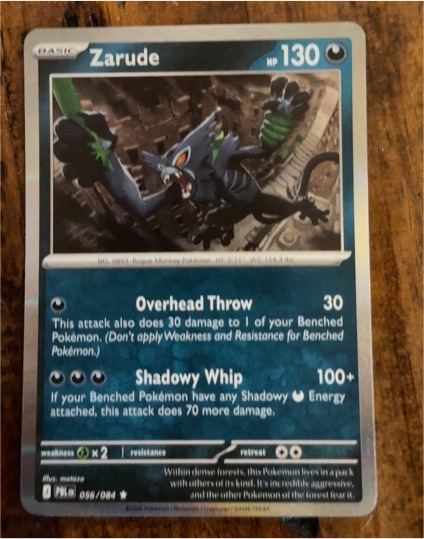 2026 Pokemon TCG #056 Zarude — front