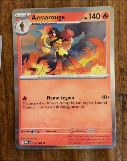 2026 Pokémon #012 Armarouge — front