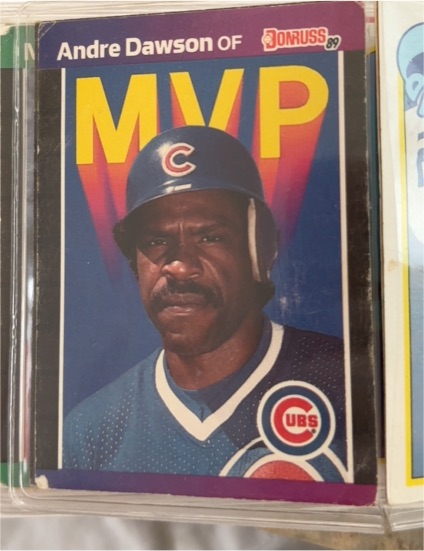 1989 Donruss #BC-8 Andre Dawson MVP Chicago Cubs — front