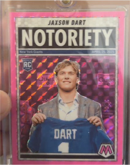 2025 Panini Mosaic Notoriety #11 Jaxson Dart — front